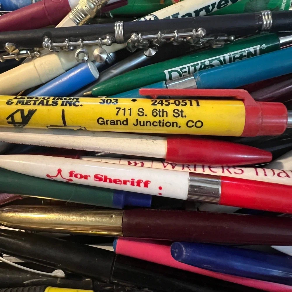 Vintage Advertising Pen Lot Salt Lake Olympics Effexor Novelty Boulder CO  100+